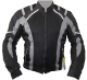 Motoros kabát TK-32  L hálós Fekete-szürke